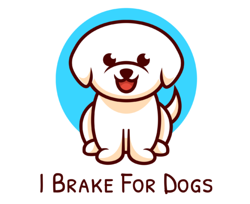 i brake for dogs logo